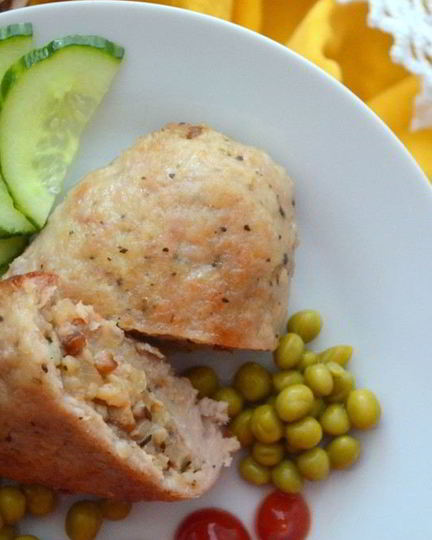 Рецепт зраз с гречневой кашей и грибами