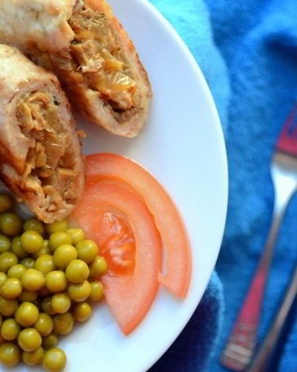 Рецепт зраз с грибами и сыром