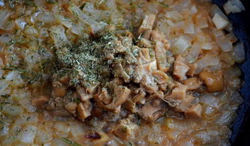 зразы с грибами и сыром