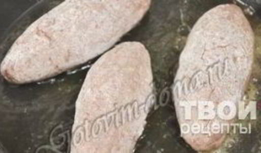 зразы с грибами, луком и яйцом