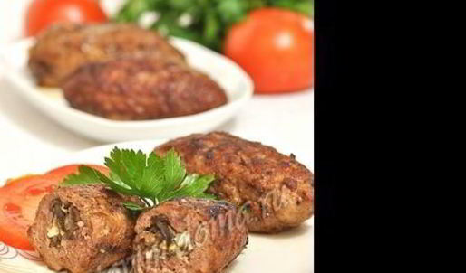 зразы с грибами, луком и яйцом