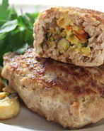 Зразы с начинкой из грибного омлета