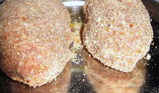 зразы с соленым огурчиком