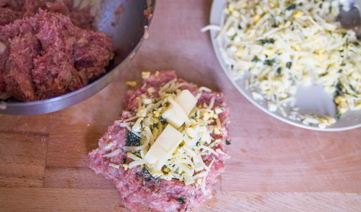 зразы с сыром и зеленью