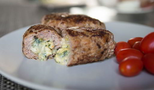 зразы с сыром и зеленью