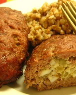 Зразы с яйцом в духовке