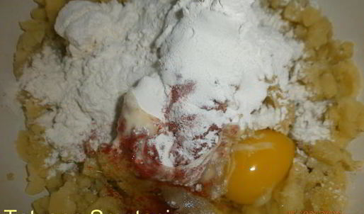 зразы запеченные с капустой и яйцом