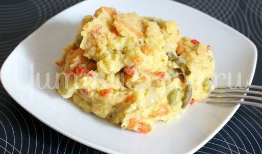 чечевичная каша с мясом и овощами в мультиварке