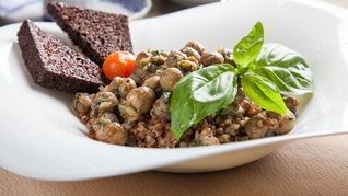 Каши с грибами