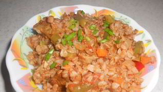 Каши с мясом