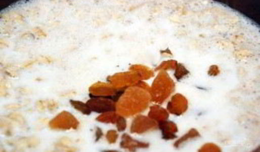 геркулесовая каша с грецкими орехами