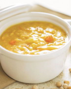 Гороховая каша с луком