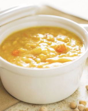 Гороховая каша с луком