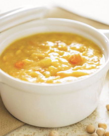 Рецепт гороховой каши с луком