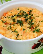 Гороховая каша с зажаркой