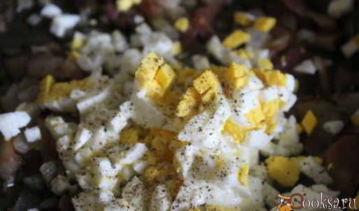 ароматная гречка с копченой грудинкой