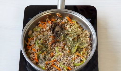 гречка по-купечески с фаршем