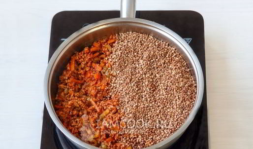 гречка по-купечески с фаршем