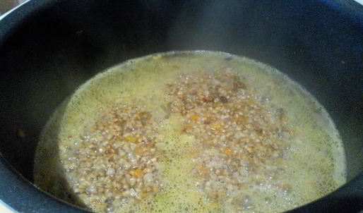 гречка с фаршем в мультиварке