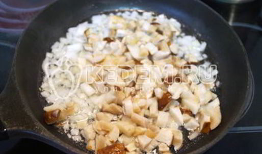 гречка с грибами