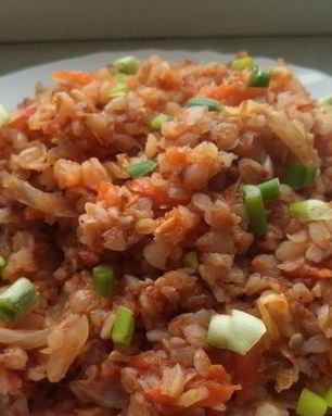 Гречка с капустой