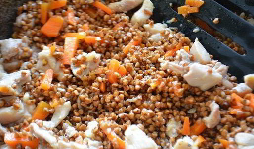 гречка с курицей в горшочке