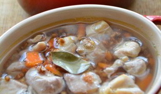 гречка с курицей в горшочке