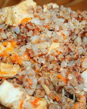 Гречка с курицей в мультиварке