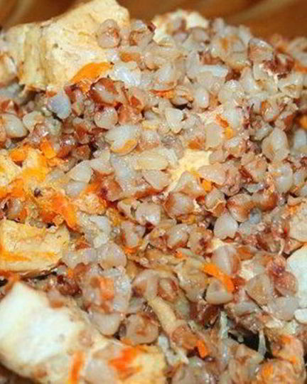 Рецепт гречки с курицей в мультиварке