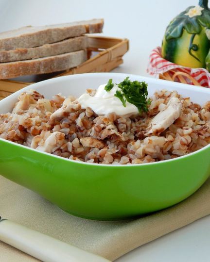 Рецепт гречки с курицей в рукаве