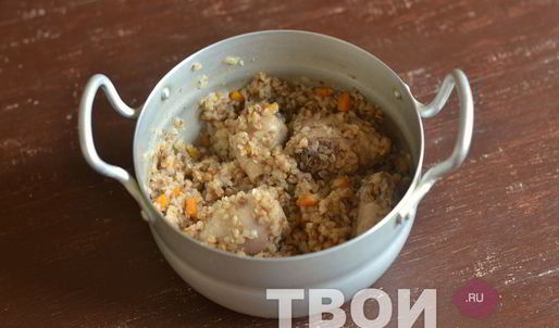 гречка с курицей