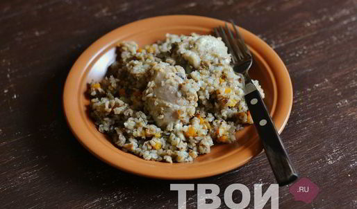 гречка с курицей