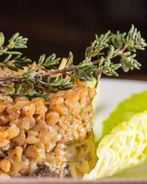 Гречка с луком и вешенками