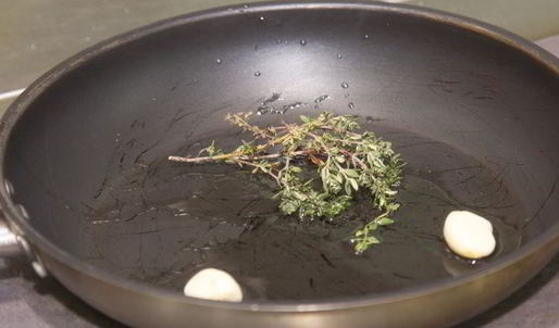 гречка с луком и вешенками