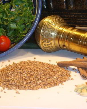 Гречка с луком по-берберски