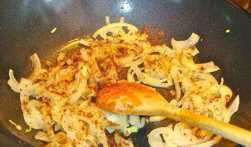 гречка с луком по-берберски