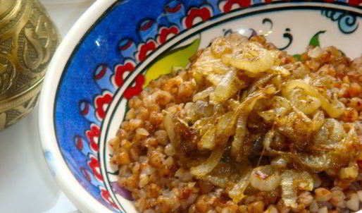 гречка с луком по-берберски