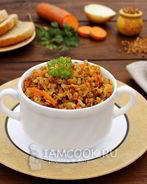 Гречка с морковью и луком в мультиварке