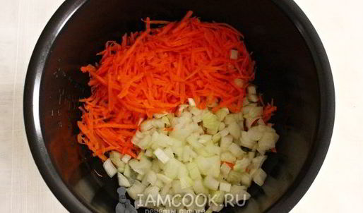 гречка с морковью и луком в мультиварке