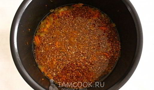 гречка с морковью и луком в мультиварке