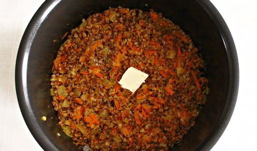 гречка с морковью и луком в мультиварке
