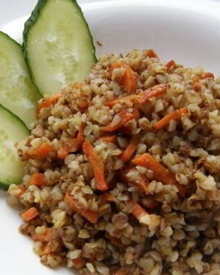 Рецепт гречки с морковью