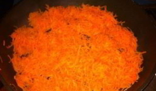 гречка с морковью