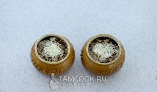 гречка с мясом в горшочке