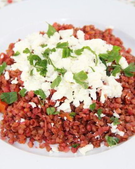 Рецепт гречки с овощами и фетой