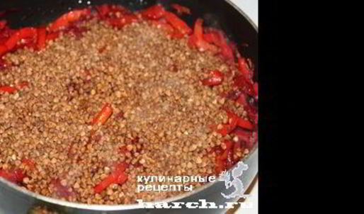 гречка с овощами красная горка