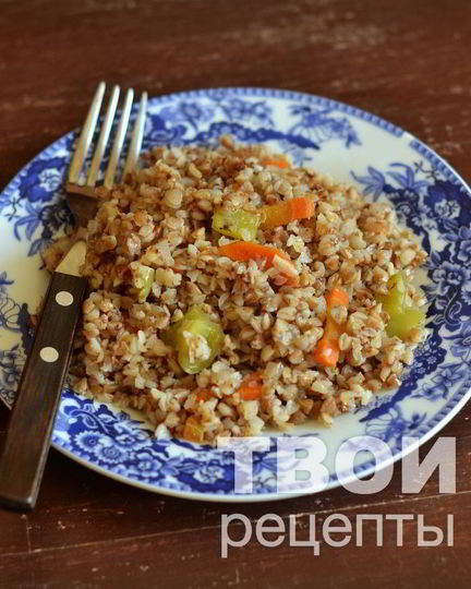 Рецепт гречки с овощами