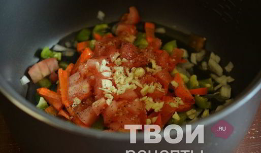 гречка с овощами