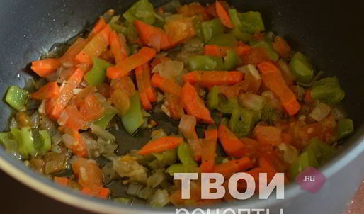 гречка с овощами