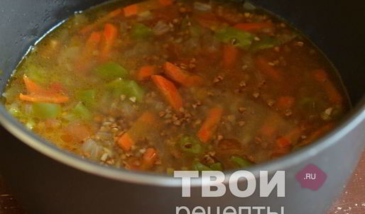 гречка с овощами